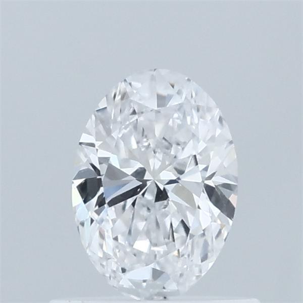 0.55 Carat Oval Lab Grown Diamond, Very Good Polish, D Color, VS2 Clarity