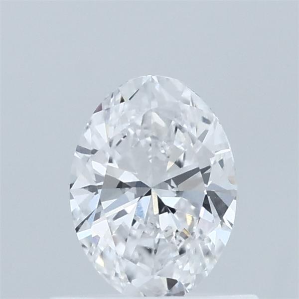 0.55 Carat Oval Lab Grown Diamond, Very Good Polish, D Color, VVS2 Clarity