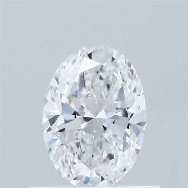 0.55 Carat Oval Lab Grown Diamond, Very Good Polish, D Color, VVS2 Clarity