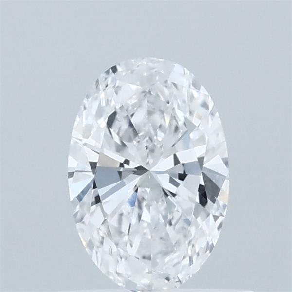 0.56 Carat Oval Lab Grown Diamond, Very Good Polish, D Color, VVS2 Clarity