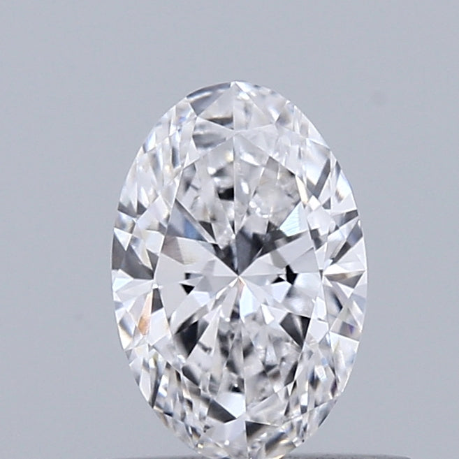 0.56 Carat Oval Lab Grown Diamond, Very Good Polish, E Color, VVS2 Clarity