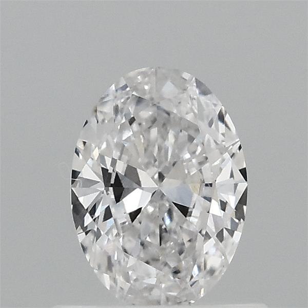 0.59 Carat Oval Lab Grown Diamond, Very Good Polish, D Color, VVS2 Clarity