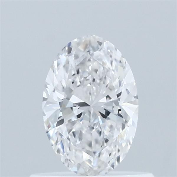 0.59 Carat Oval Lab Grown Diamond, Very Good Polish, E Color, VVS2 Clarity