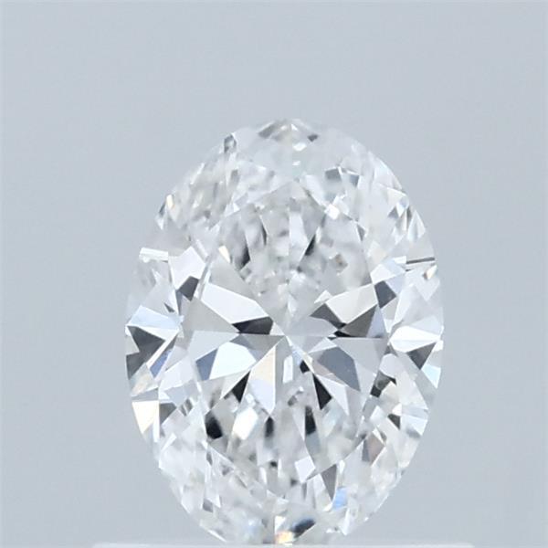 0.60 Carat Oval Lab Grown Diamond, Excellent Polish, D Color, VS1 Clarity