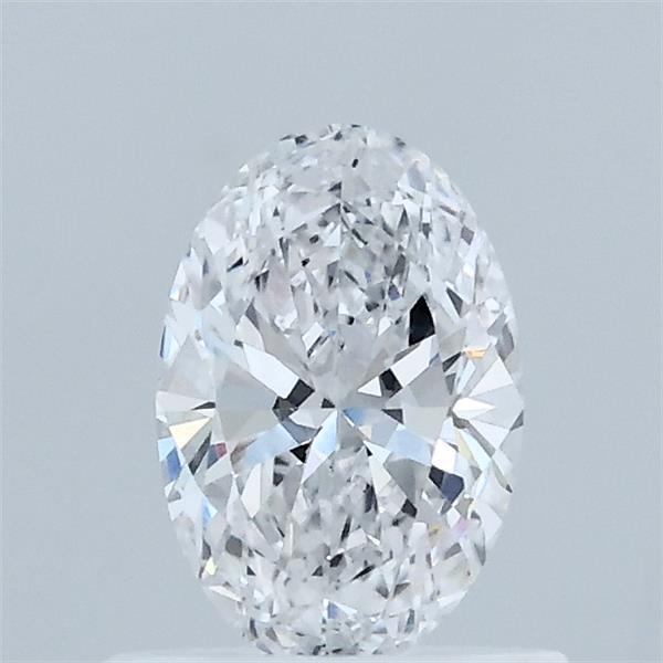0.60 Carat Oval Lab Grown Diamond, Very Good Polish, D Color, VS1 Clarity