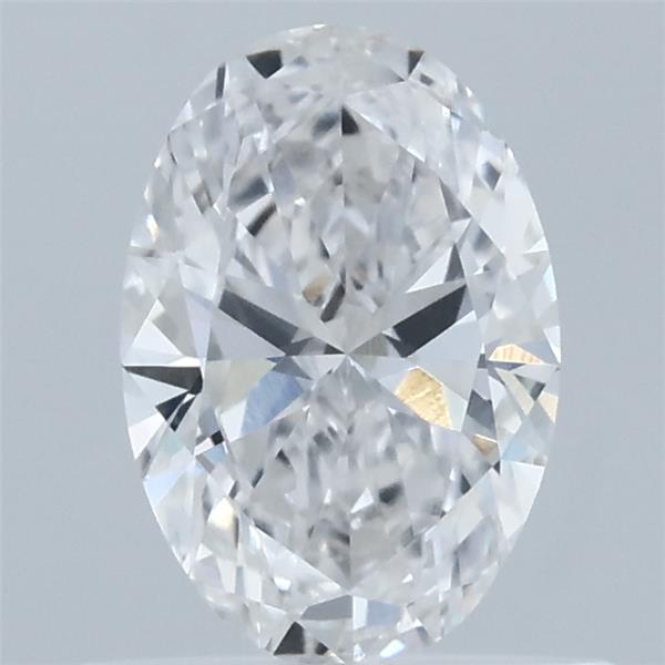0.60 Carat Oval Lab Grown Diamond, Very Good Polish, D Color, VVS1 Clarity