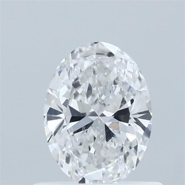 0.61 Carat Oval Lab Grown Diamond, Very Good Polish, D Color, VVS2 Clarity