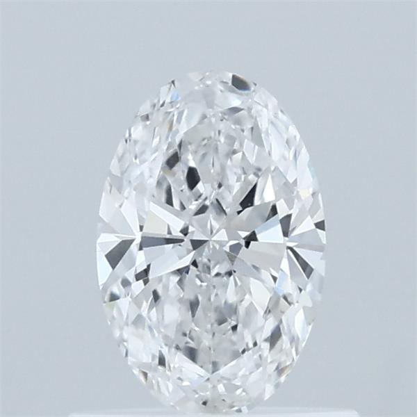 0.62 Carat Oval Lab Grown Diamond, Very Good Polish, D Color, VS1 Clarity