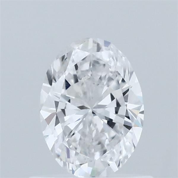 0.67 Carat Oval Lab Grown Diamond, Very Good Polish, D Color, VS1 Clarity