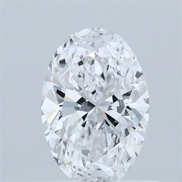 0.71 Carat Oval Lab Grown Diamond, Very Good Polish, D Color, VS1 Clarity