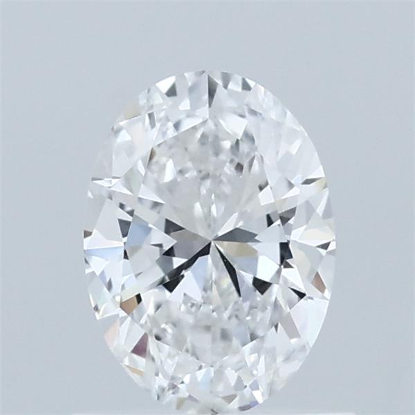 0.73 Carat Oval Lab Grown Diamond, Very Good Polish, D Color, VVS2 Clarity