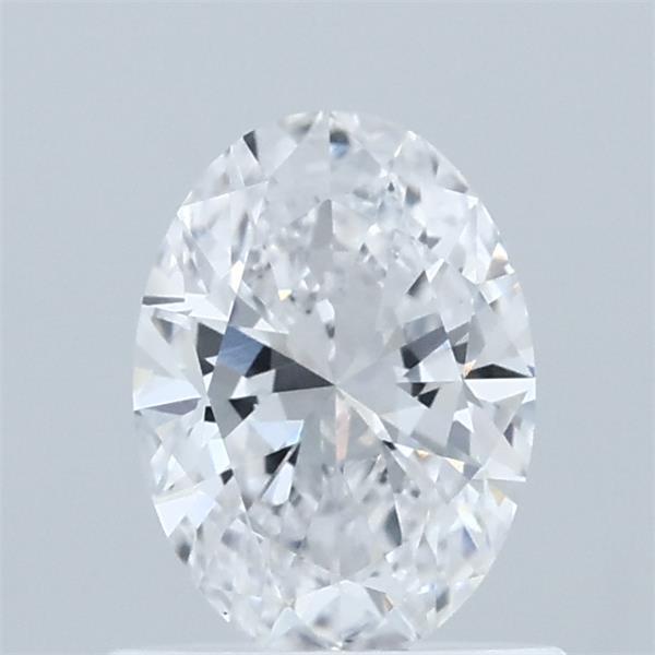 0.73 Carat Oval Lab Grown Diamond, Very Good Polish, D Color, VVS2 Clarity