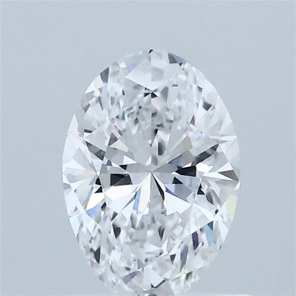0.74 Carat Oval Lab Grown Diamond, Very Good Polish, D Color, VS1 Clarity