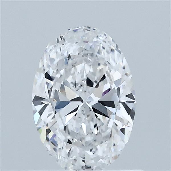 0.74 Carat Oval Lab Grown Diamond, Very Good Polish, D Color, VVS1 Clarity