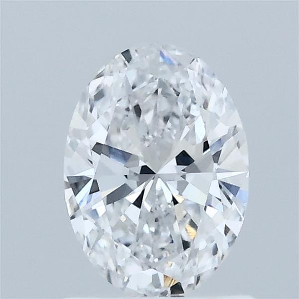0.75 Carat Oval Lab Grown Diamond, Very Good Polish, D Color, VVS2 Clarity