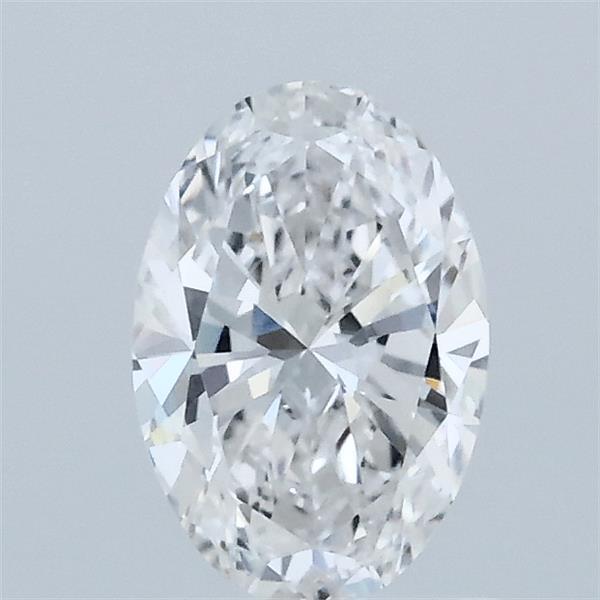 0.76 Carat Oval Lab Grown Diamond, Very Good Polish, D Color, VVS2 Clarity