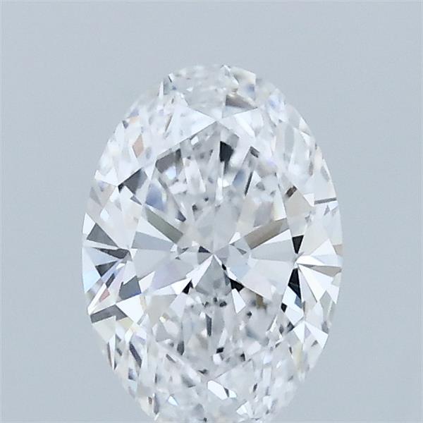 0.79 Carat Oval Lab Grown Diamond, Very Good Polish, D Color, VVS2 Clarity