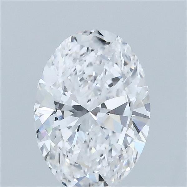 0.82 Carat Oval Lab Grown Diamond, Very Good Polish, D Color, VVS2 Clarity