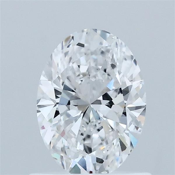 0.83 Carat Oval Lab Grown Diamond, Excellent Polish, D Color, VVS2 Clarity