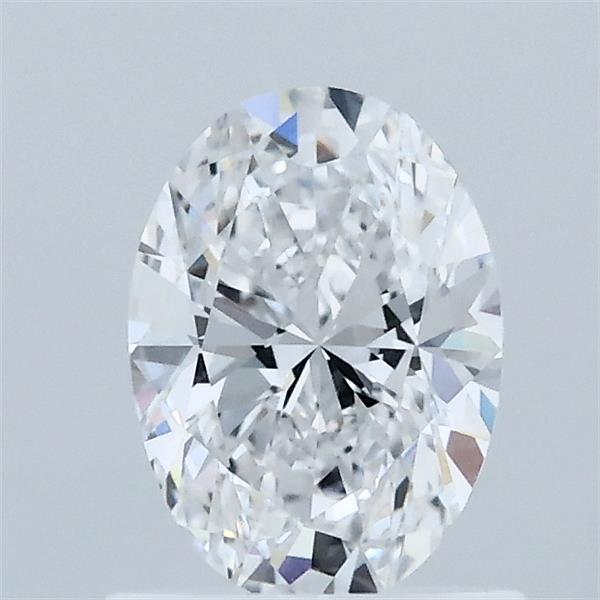 0.87 Carat Oval Lab Grown Diamond, Excellent Polish, D Color, VVS2 Clarity