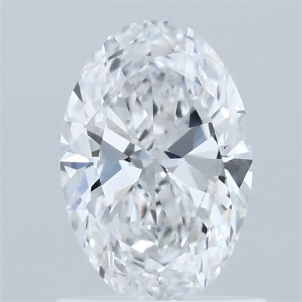 0.87 Carat Oval Lab Grown Diamond, Very Good Polish, D Color, VVS2 Clarity