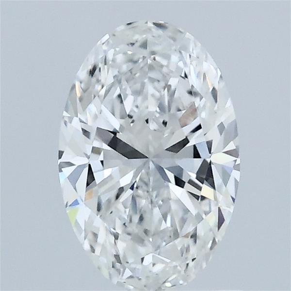 0.87 Carat Oval Lab Grown Diamond, Very Good Polish, E Color, VVS2 Clarity