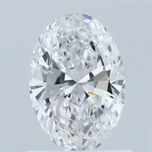 0.88 Carat Oval Lab Grown Diamond, Very Good Polish, D Color, VVS2 Clarity