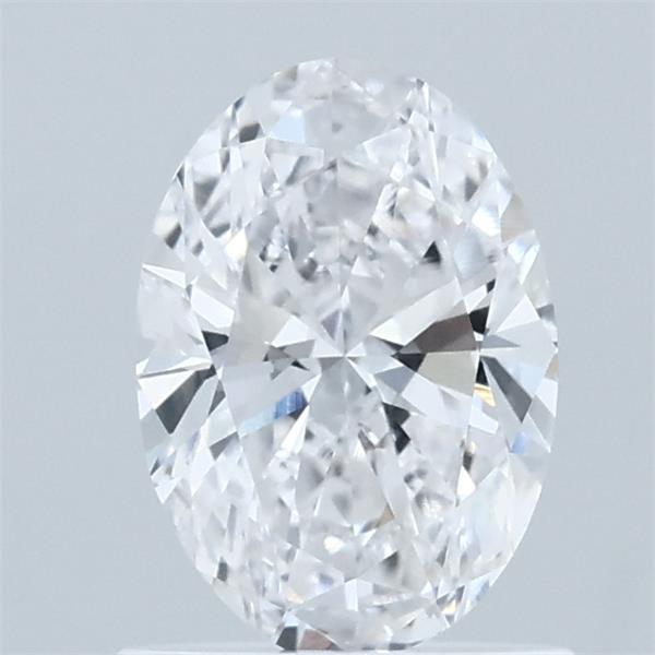 0.94 Carat Oval Lab Grown Diamond, Very Good Polish, D Color, VVS2 Clarity