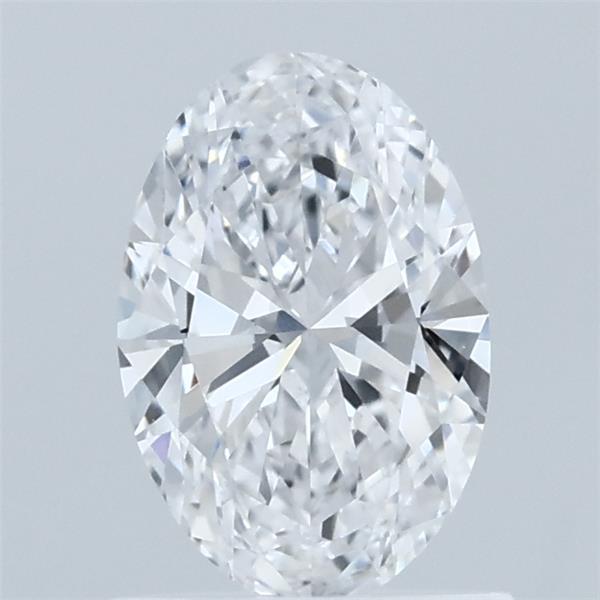 0.95 Carat Oval Lab Grown Diamond, Excellent Polish, D Color, VVS2 Clarity