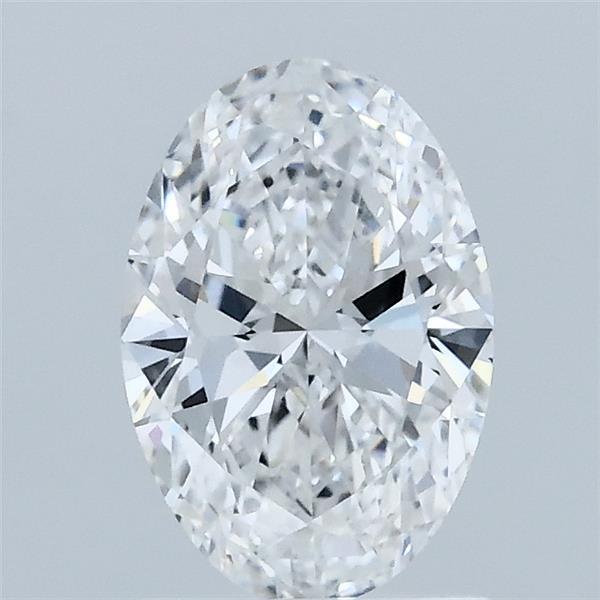 1.00 Carat Oval Lab Grown Diamond, Excellent Polish, D Color, VS1 Clarity