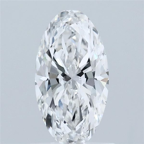 1.00 Carat Oval Lab Grown Diamond, Excellent Polish, D Color, VS1 Clarity