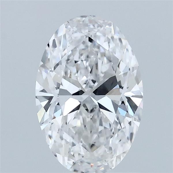 1.00 Carat Oval Lab Grown Diamond, Excellent Polish, D Color, VVS1 Clarity