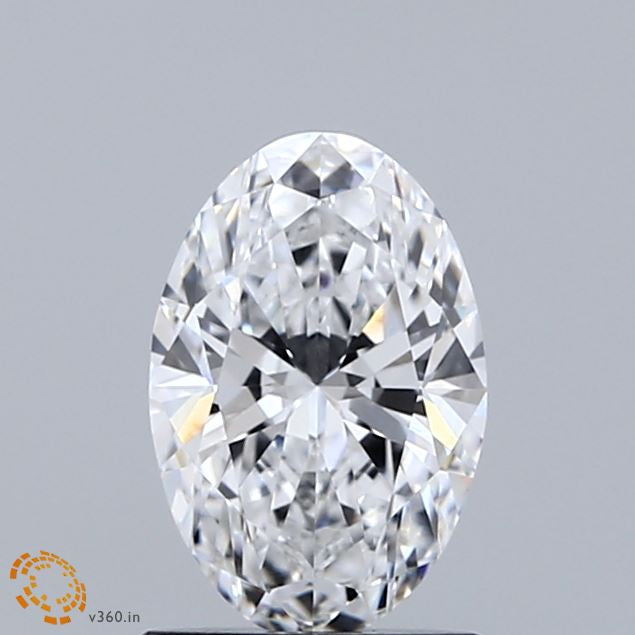 1.01 Carat Oval Lab Grown Diamond, Excellent Polish, E Color, VVS1 Clarity