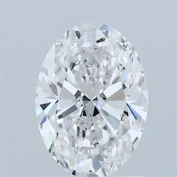1.02 Carat Oval Lab Grown Diamond, Excellent Polish, D Color, VVS1 Clarity