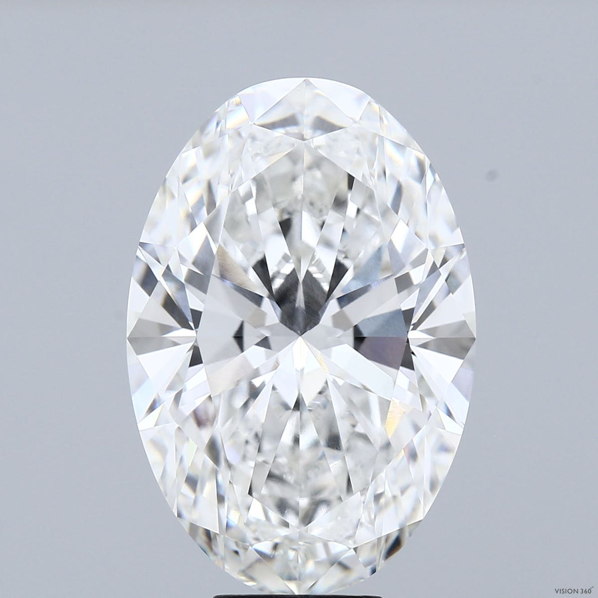 10.23 Carat Oval Lab Grown Diamond, Excellent Polish, F Color, VVS2 Clarity