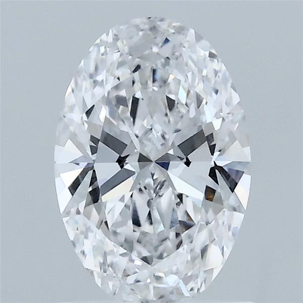 1.03 Carat Oval Lab Grown Diamond, Excellent Polish, D Color, VVS1 Clarity