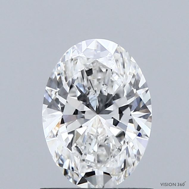 1.04 Carat Oval Lab Grown Diamond, Excellent Polish, E Color, VS1 Clarity