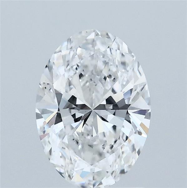 1.05 Carat Oval Lab Grown Diamond, Excellent Polish, D Color, VS2 Clarity