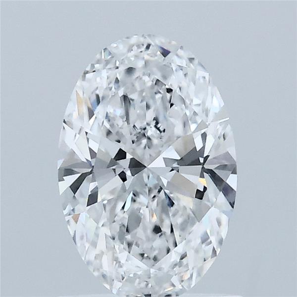 1.05 Carat Oval Lab Grown Diamond, Excellent Polish, D Color, VVS1 Clarity