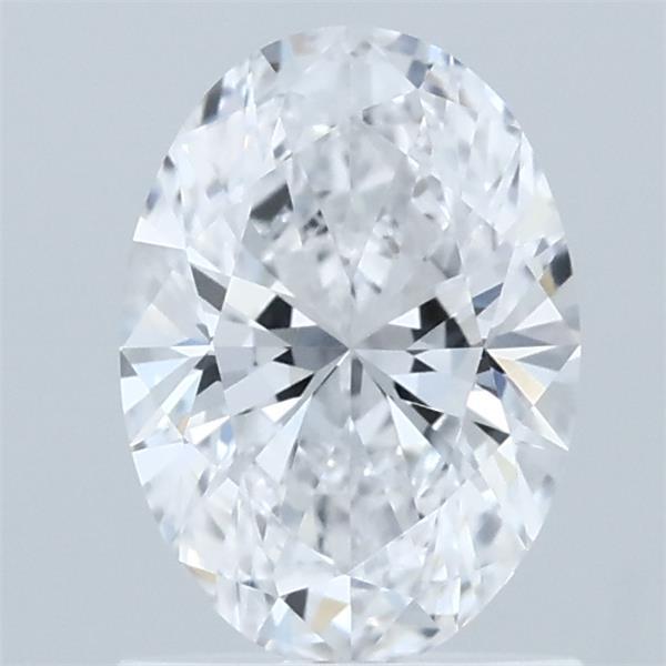 1.06 Carat Oval Lab Grown Diamond, Excellent Polish, D Color, IF Clarity