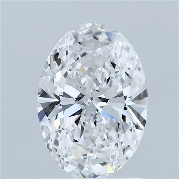 1.06 Carat Oval Lab Grown Diamond, Excellent Polish, D Color, VVS2 Clarity