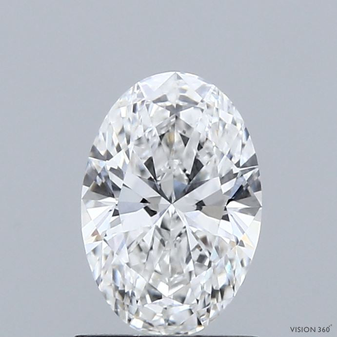 1.06 Carat Oval Lab Grown Diamond, Excellent Polish, E Color, VVS2 Clarity