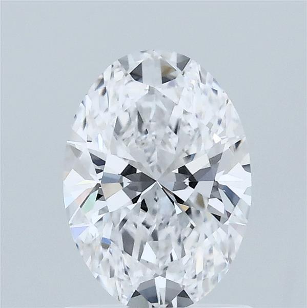 1.07 Carat Oval Lab Grown Diamond, Excellent Polish, D Color, VS1 Clarity