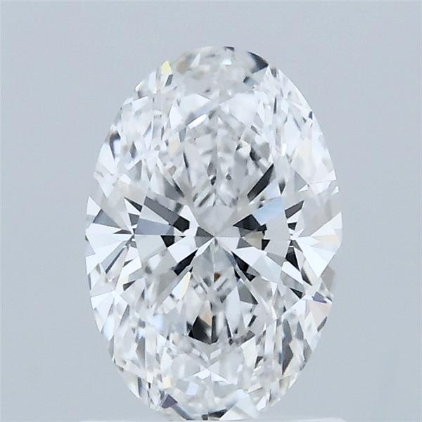 1.07 Carat Oval Lab Grown Diamond, Excellent Polish, D Color, VVS1 Clarity