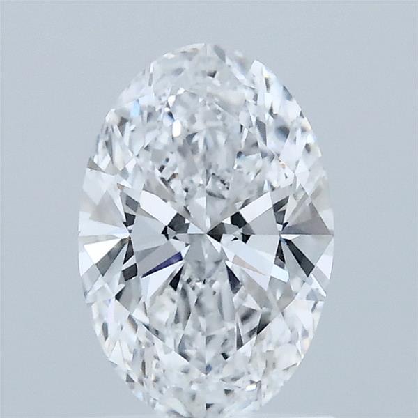 1.07 Carat Oval Lab Grown Diamond, Excellent Polish, D Color, VVS1 Clarity