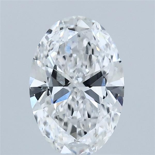 1.07 Carat Oval Lab Grown Diamond, Excellent Polish, D Color, VVS1 Clarity