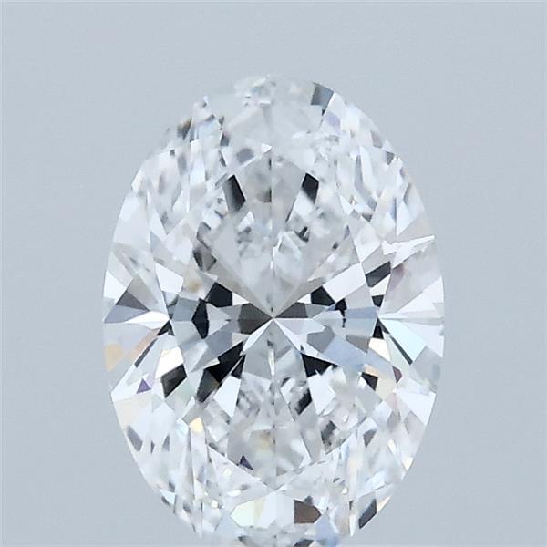 1.08 Carat Oval Lab Grown Diamond, Excellent Polish, D Color, VVS1 Clarity