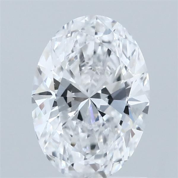 1.09 Carat Oval Lab Grown Diamond, Excellent Polish, D Color, VVS1 Clarity
