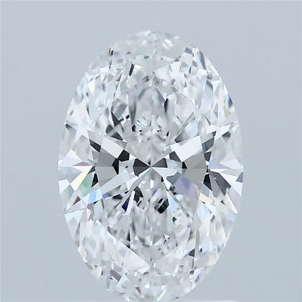1.09 Carat Oval Lab Grown Diamond, Excellent Polish, D Color, VVS1 Clarity