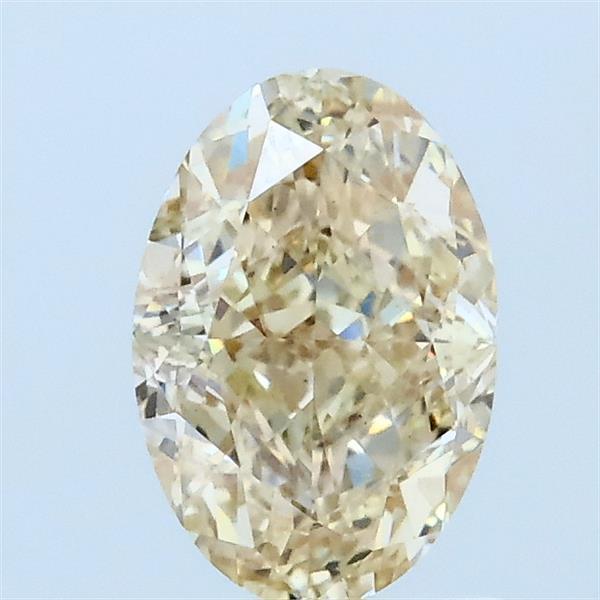 1.09 Carat Oval Lab Grown Diamond, Excellent Polish, Q-R Color, VS1 Clarity